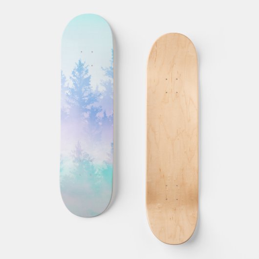 Pastel Forest Dream #4 #decor #art Persoonlijk Skateboard (Voorkant)