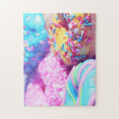 Pastel Fotografie donut Complex Jigzaag Puzzle Legpuzzel (Verticaal)