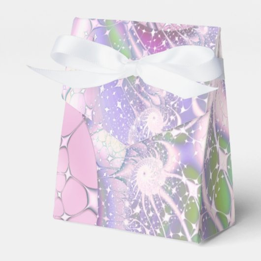 Pastel Fractal Bedankdoosjes (Voorkant Zijde)