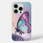 Pastel Fractal Butterfly Art Case-Mate iPhone Case (Achterkant)