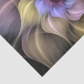 Pastel Fractal Flower Swirling Petals Tissuepapier (Detail)