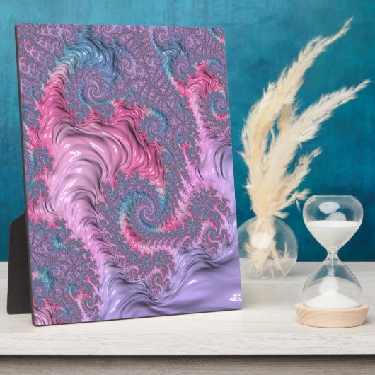 Pastel Fractal Fotoplaat (Zijkant)
