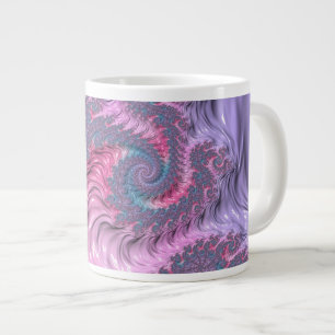 Pastel Fractal Grote Koffiekop