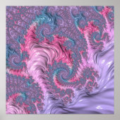 Pastel Fractal Poster (Voorkant)