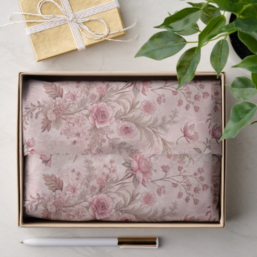 Pastel Frans Toile Tissuepapier (Geschenk)
