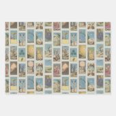 Pastel  Franse Tarot Kaart Inpakpapier Vel (Voorkant 3)