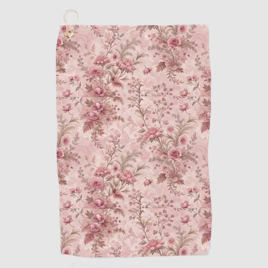 Pastel Franse Toile Golfhanddoek (Voorkant)