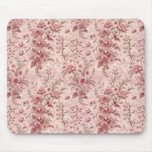 Pastel Franse Toile Muismat (Voorkant)