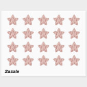 Pastel Franse Toile Ster Sticker (Vel)
