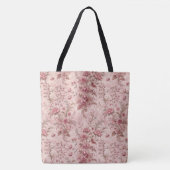 Pastel Franse Toile Tote Bag (Voorkant)
