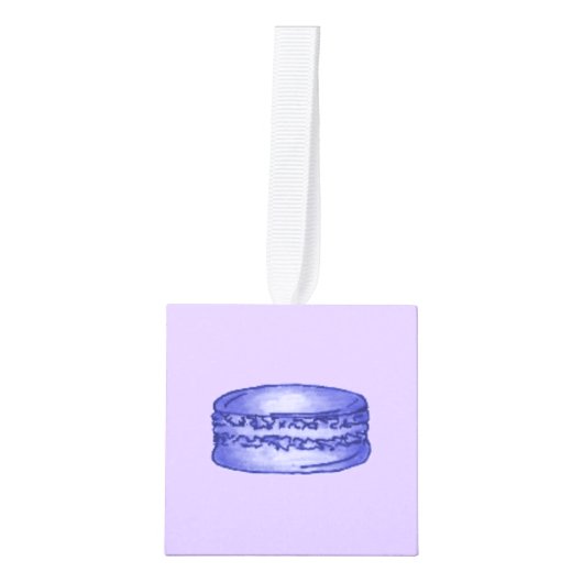 Pastel French Bakery Macaron Cookies Pastry Decoratie (Voorkant)