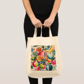 Pastel Fruit Symphony Tote Bag (Voorkant (product))