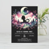 Pastel Fun Cat Verjaardag Kaart (Staand voorkant)