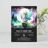 Pastel Fun Fairy Verjaardag Kaart (Staand voorkant)