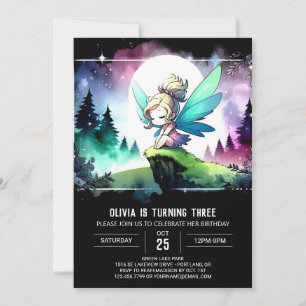 Pastel Fun Fairy Verjaardag Kaart