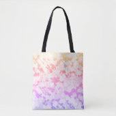 Pastel Funky Eclectische Boho Abstracte Bewolkte Z Tote Bag (Voorkant)