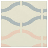 Pastel Funky Retro Geometrisch Patroon 3 Stof (Close Up)