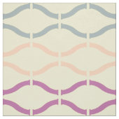 Pastel Funky Retro Geometrisch Patroon 3 Stof (Swatch)