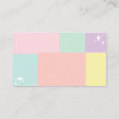 Pastel Gadget Raffle Vrijgezellenfeest Informatiekaartje (Achterkant)