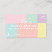 Pastel Gadget Raffle Vrijgezellenfeest Informatiekaartje (Voorkant)