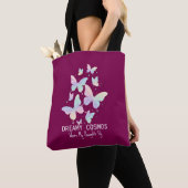 Pastel Galaxy Butterflies Dreamy Aesthetic Tote Bag (Dichtbij)