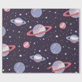 Pastel Galaxy inpakpapier (Vlak)