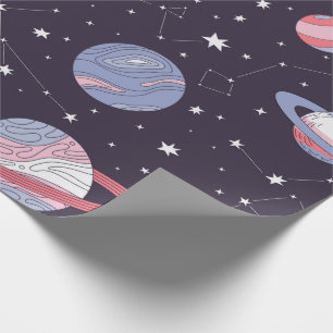 Pastel Galaxy inpakpapier
