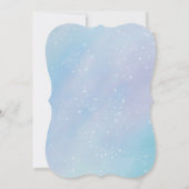 Pastel Galaxy Iridescent Weddenschap Kaart (Achterkant)