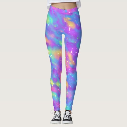 Pastel Galaxy Leggings (Voorkant)