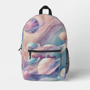 Pastel Galaxy Mist – Zachte Planeet Rugzak