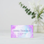 Pastel Galaxy Nebula Visitekaartje (Staand voorkant)