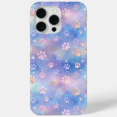 Pastel Galaxy Paw Prints – Schattigee Kosmische Pe Case-Mate iPhone Case (Achterkant)