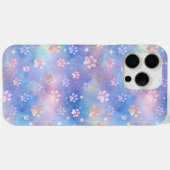 Pastel Galaxy Paw Prints – Schattigee Kosmische Pe Case-Mate iPhone Case (Achterkant (horizontaal))