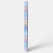 Pastel Galaxy Paw Prints – Schattigee Kosmische Pe Samsung Galaxy Hoesje (Linkerkant)