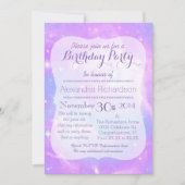 Pastel Galaxy ruimtetag Kaart (Voorkant)