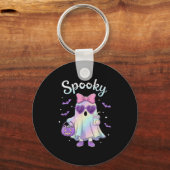 Pastel Galaxy Soky Ghost Halloween Kinder Ghost Co Sleutelhanger (Voorkant)