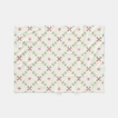 Pastel Garden Dance Fleece Deken (Voorkant (Horizontaal))