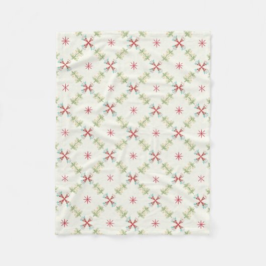 Pastel Garden Dance Fleece Deken (Voorkant)