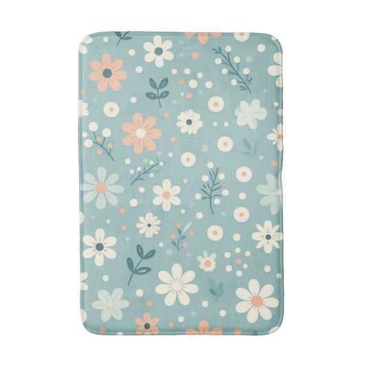Pastel Garden Delight Badmat (Voorkant Verticaal)
