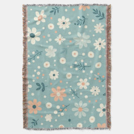 Pastel Garden Delight Deken