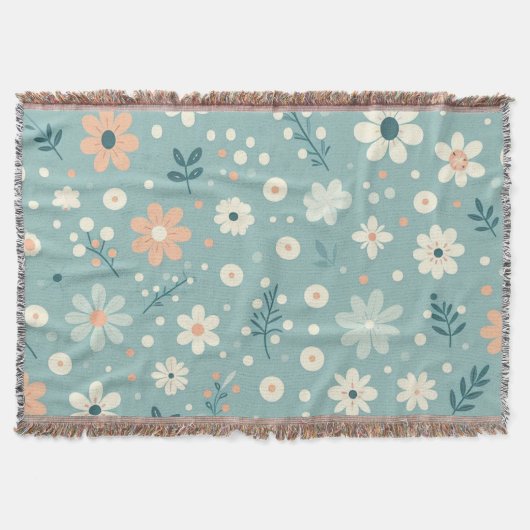 Pastel Garden Delight Deken (Voorkant)