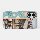 Pastel Garden Delight Fotocollage iPhone 16 Hoesje (Achterkant horizontaal)