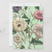 Pastel Garden Weddenschap Kaart (Achterkant)
