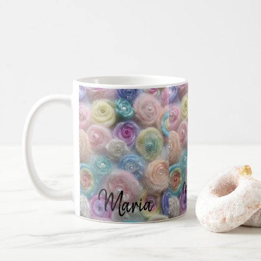 Pastel Garenschaal Koffiemok (Met donut)
