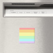 Pastel Gay LGBT Pride Month Flag Magneet (Insitu (Vaatwasser))