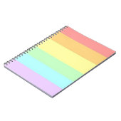 Pastel Gay LGBT Pride Month Flag Notitieboek (Linkerzijde)