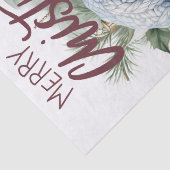 Pastel gebreide Kerstmis Gnome Tissuepapier (Detail)