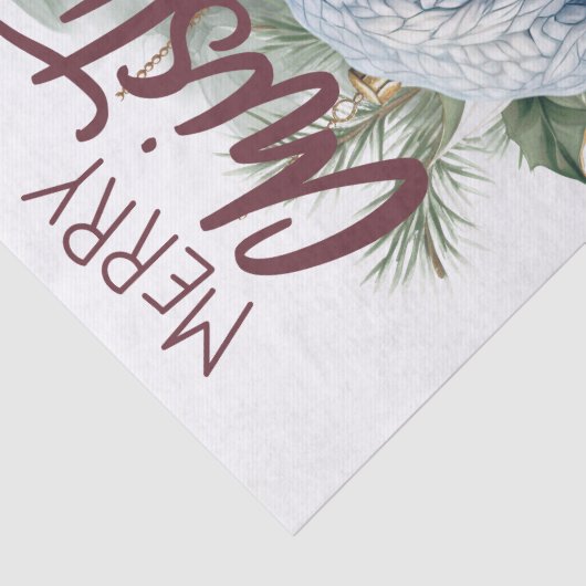 Pastel gebreide Kerstmis Gnome Tissuepapier (Detail)