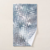 Pastel Gedempte Kleur Abstract Patroon Bad Handdoek (Handdoek)