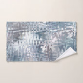 Pastel Gedempte Kleur Abstract Patroon Bad Handdoek (Handdoek)